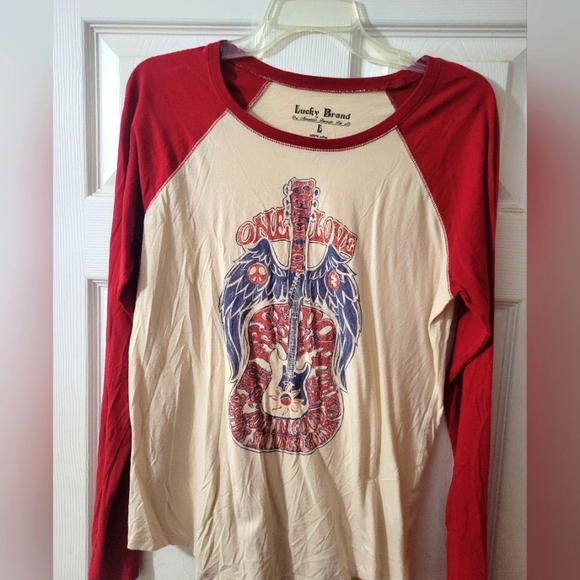 Lucky Brand Women's Long Sleeve Top Size L - Picture 1 of 3